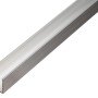 U-Profil aus Aluminium, 6x6x1000 mm, ideal für Schutzrahmen und stabile Regale.