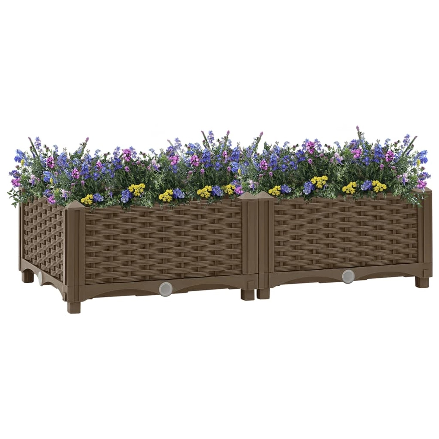 furnicato Hochbeet 80x40x23 cm Polypropylen