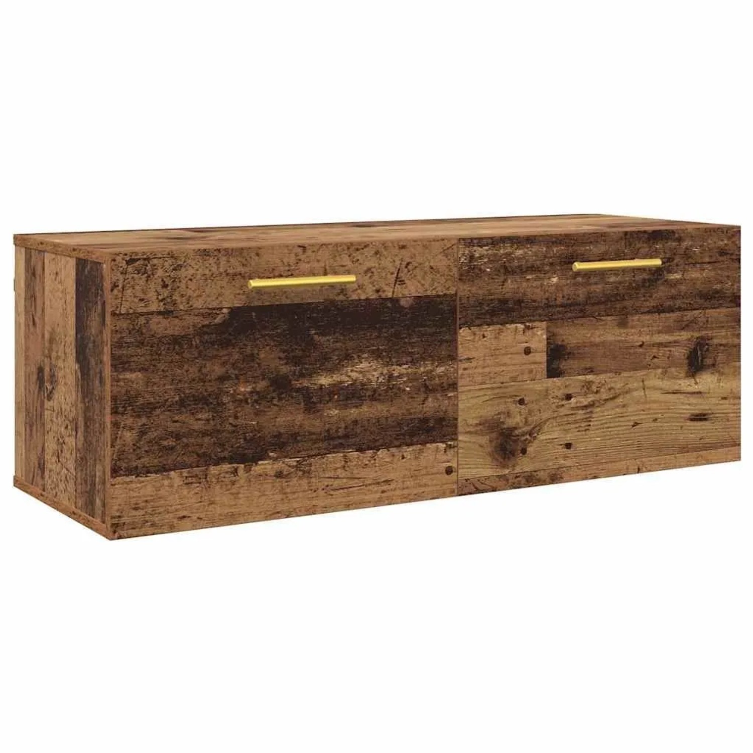 vidaXL Wandschrank Altholz 100 x 36,5 x 35 cm Holzwerkstoff 879564 günstig online kaufen