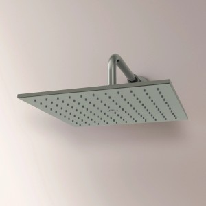 Eckige Ideal Standard Kopfbrause Idealrain Atelier in Silver Storm, 300x300 mm.