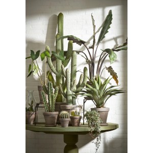 Mica Decorations Calima Terrakottatöpfe in Basaltgrau, Ø 25 cm. Dekorative Pflanzgefäße für Innen und Außen.