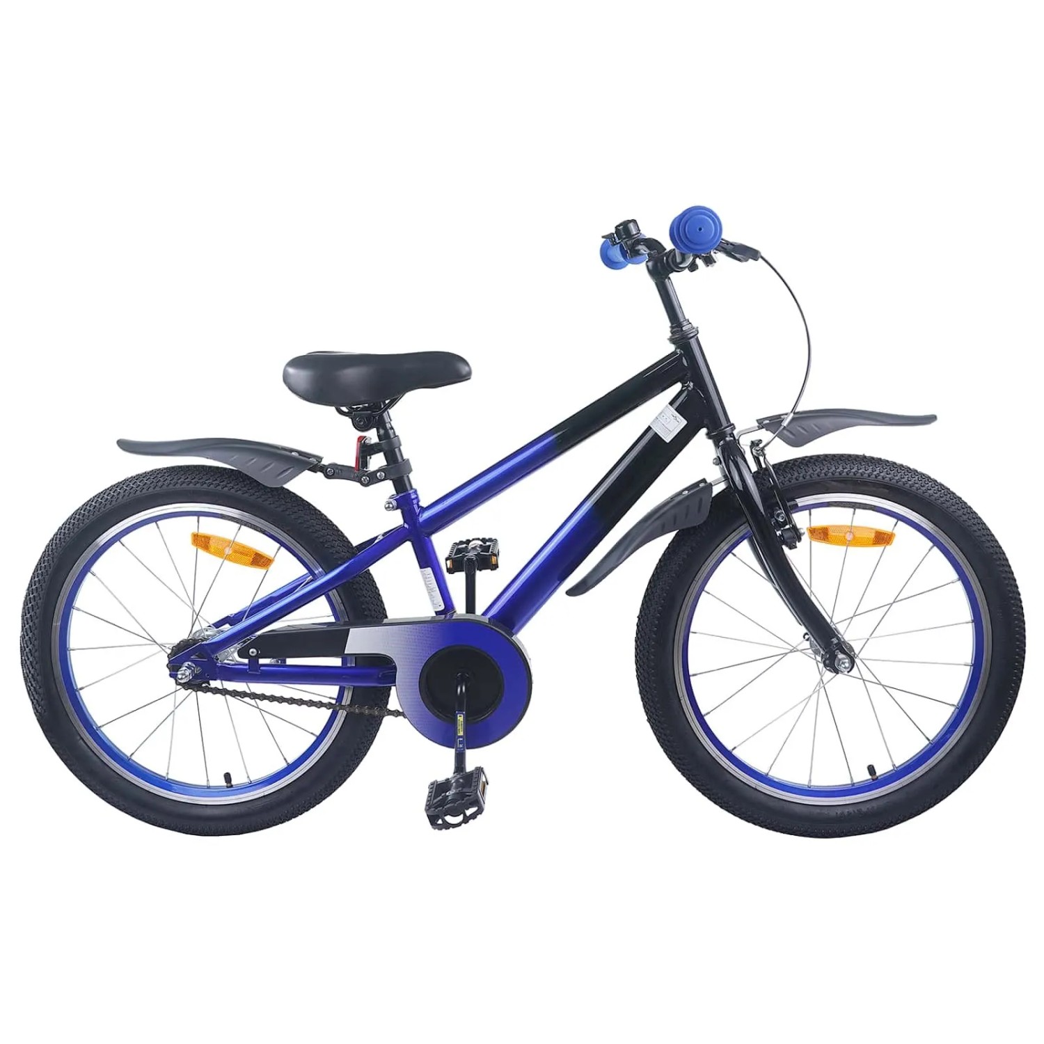 vidaXL Kinderfahrrad 20 Zoll für 6-11 Jahre Alt Blau Schwarz 42009343