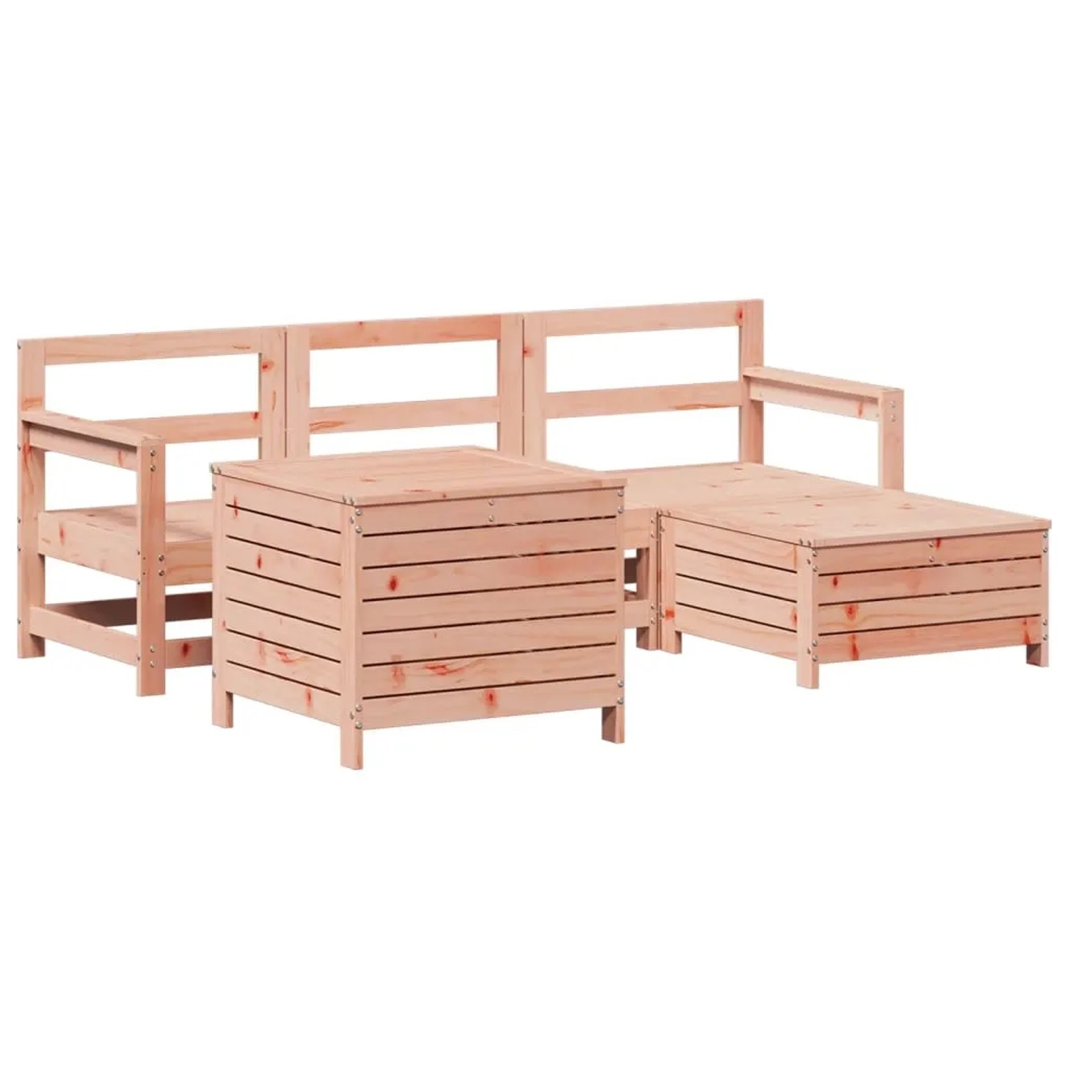 vidaXL 5-Tlg Garten-Sofagarnitur Massivholz Douglasie 3250498