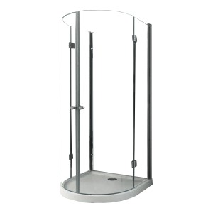 Glasdeals Faltbare U Duschkabine DOBRO 80 x 80 x 195 cm – 3380