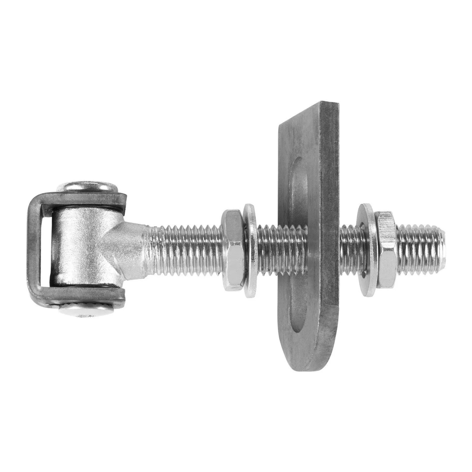 SOTECH Torscharnier Verstellbar M24 x 190 mm mit U-Förmiger Anschweißlasche