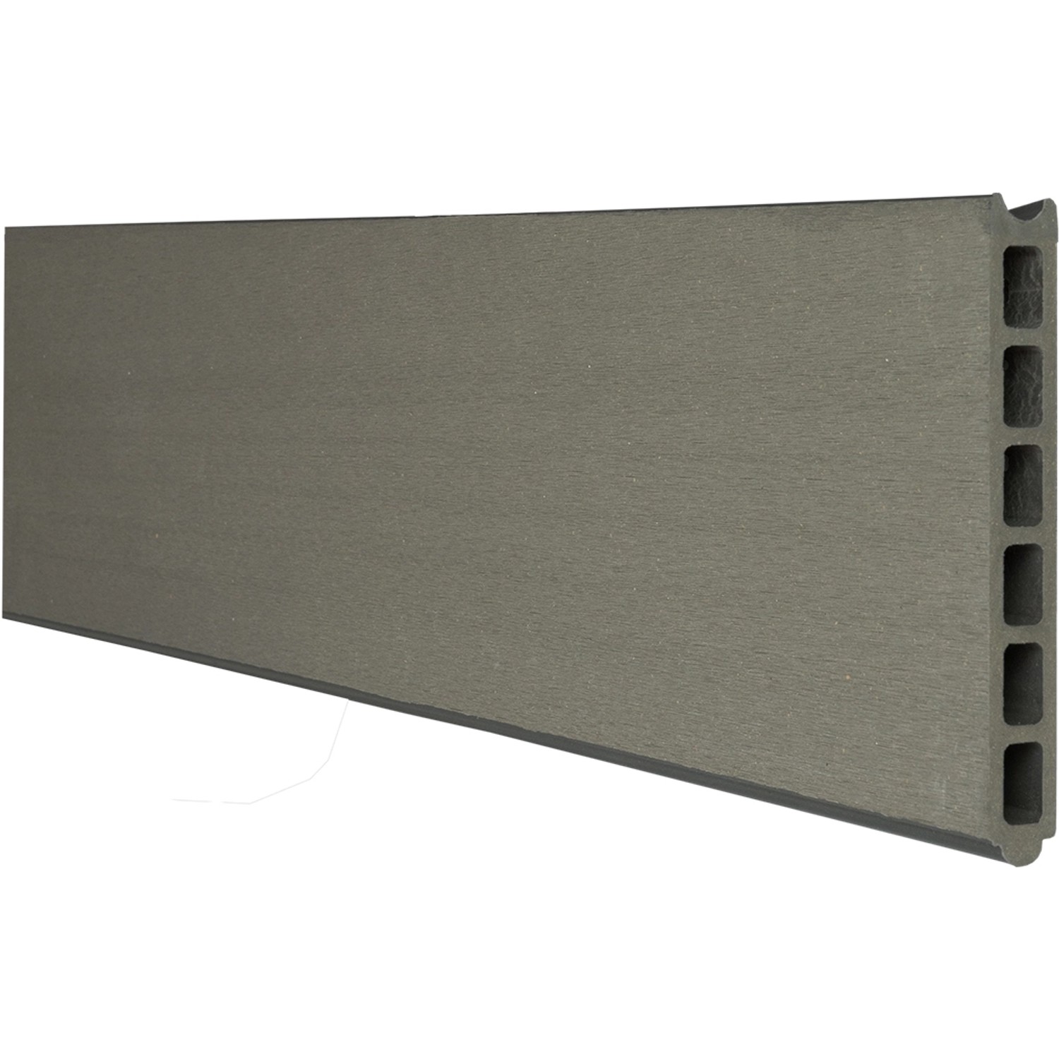 GroJa Solid Einzelprofil Steckzaun 15 cm x 180 cm Grau günstig online kaufen