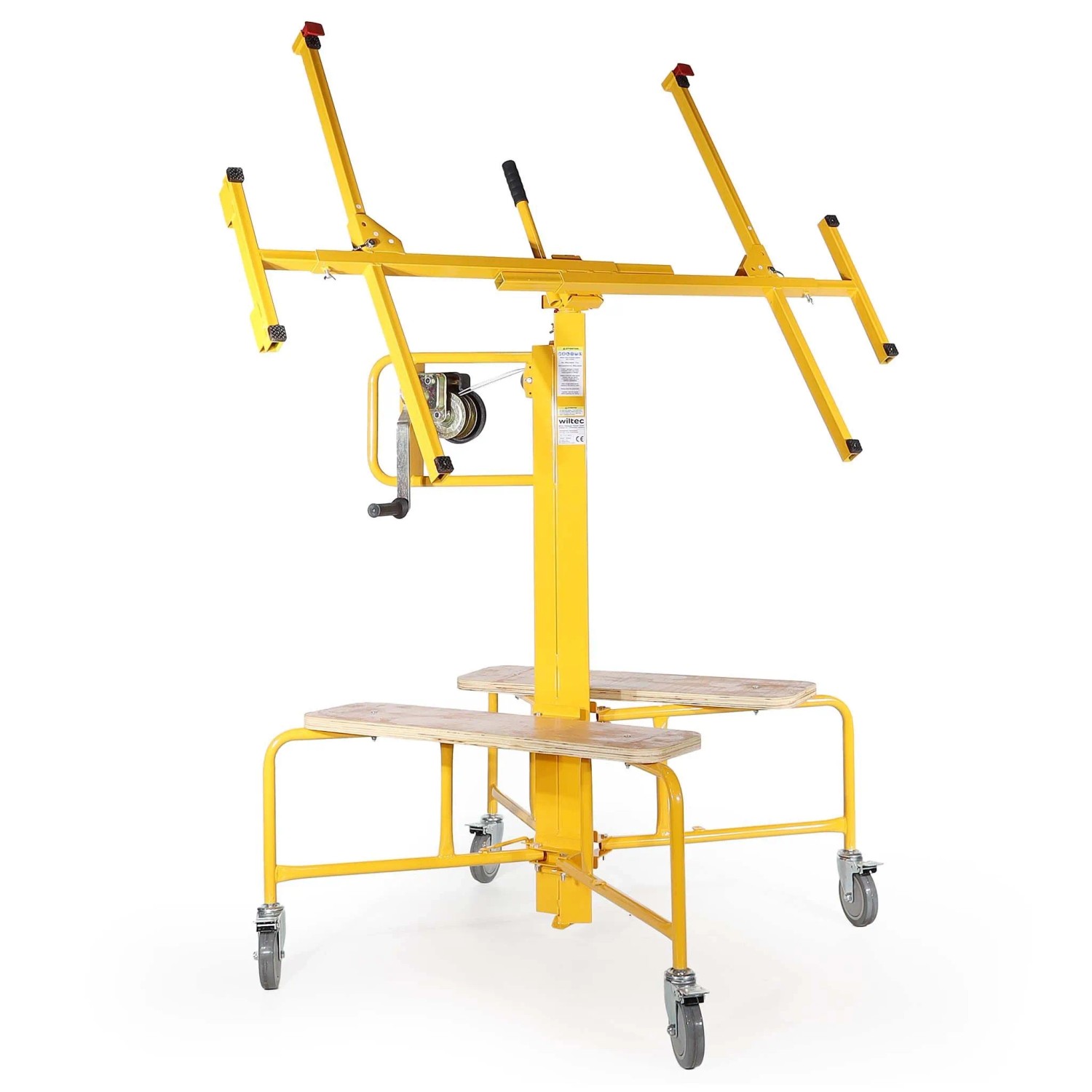 Wiltec Plattenheber 75Kg 138-338Cm Montagehilfe Paneelheber Trockenbau Lift