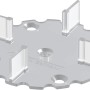 GS Terrassen Fugenkreuz Pro 3 mm mit Bodenteller für Plattenverlegung.