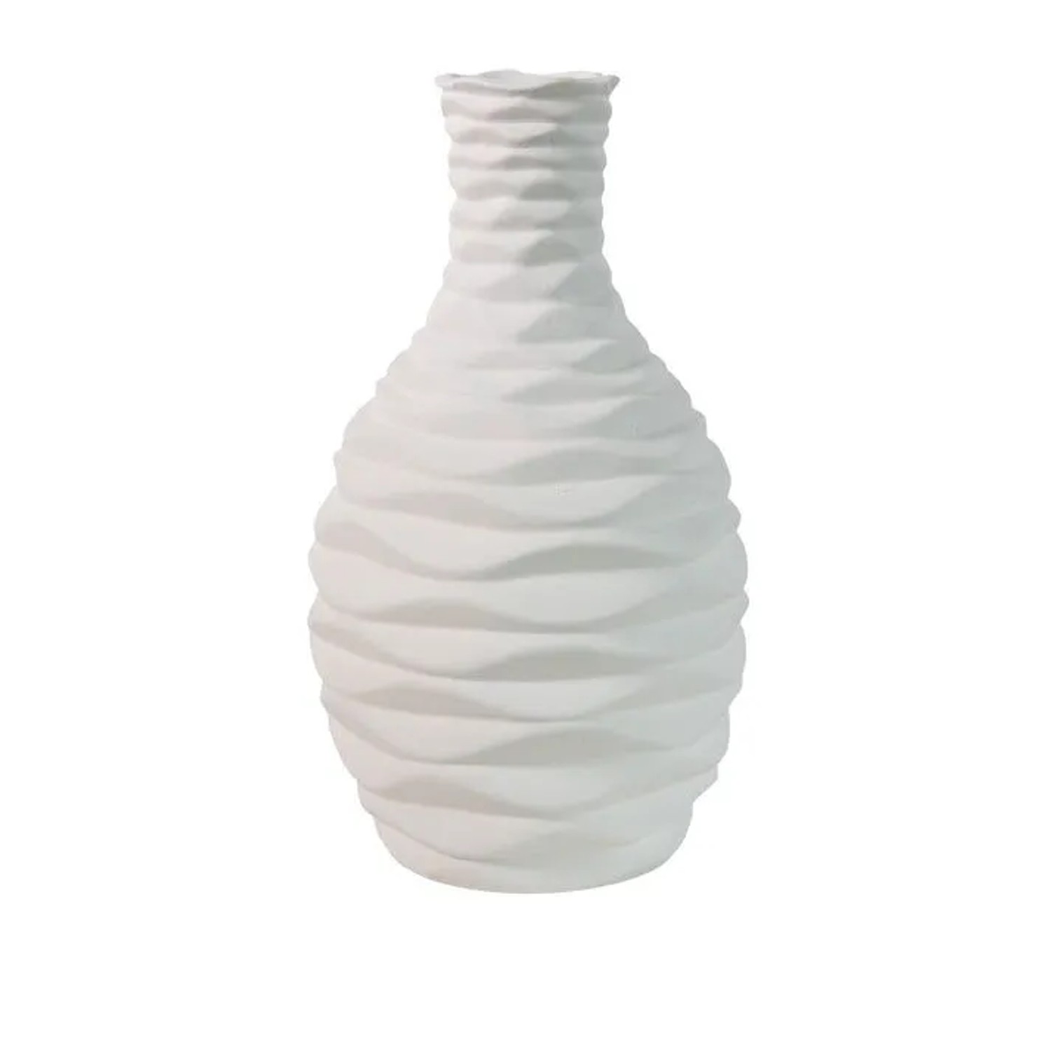 Frank Flechtwaren Dekovase White 2er Set