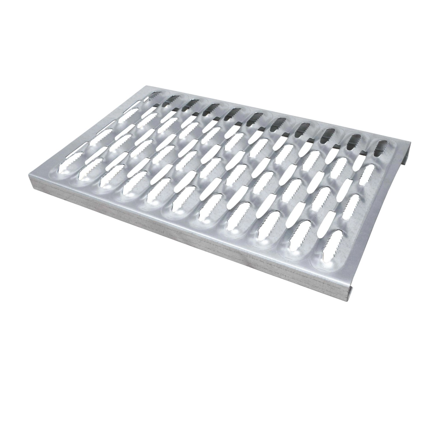 Daprona Laufrost Dach 120cm Stahl Verzinkt Silber für Sichere Dachbegehung