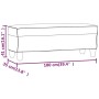 vidaXL Sitzbank Cappuccino-Braun 100x35x41 cm Kunstleder 349464_7