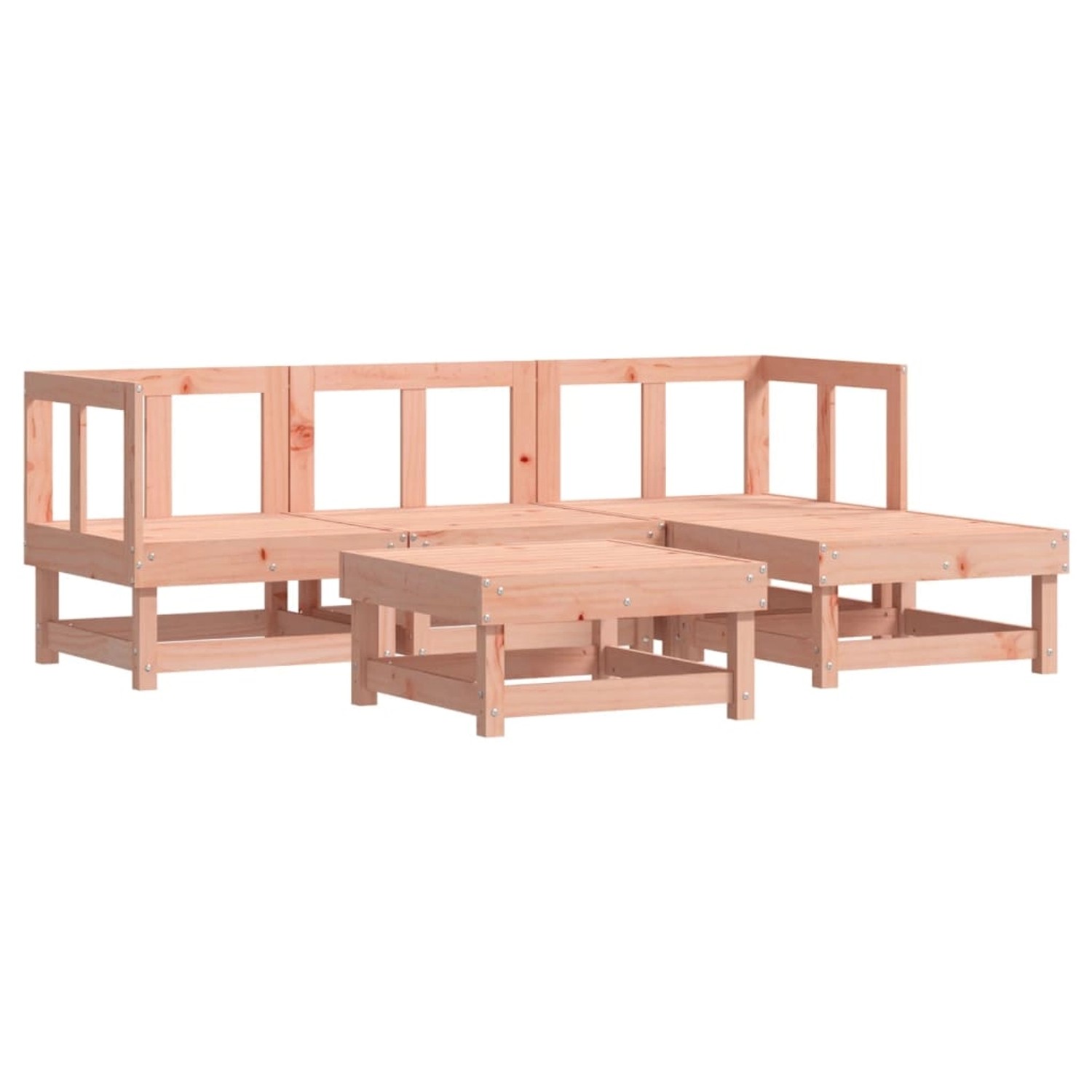 vidaXL 5-Tlg Garten-Lounge-Set Massivholz Douglasie 3186170 günstig online kaufen
