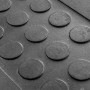 Detailaufnahme der Jet-Line Stufenmatte Melina aus Gummi mit Noppen für Rutschhemmung.