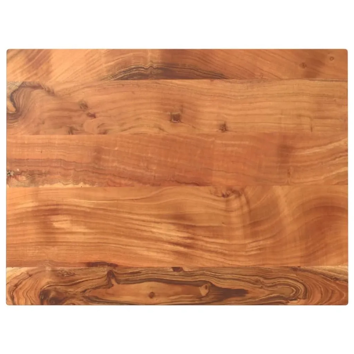 vidaXL Tischplatte 90x60x2,5 cm Rechteckig Massivholz Akazie 370927