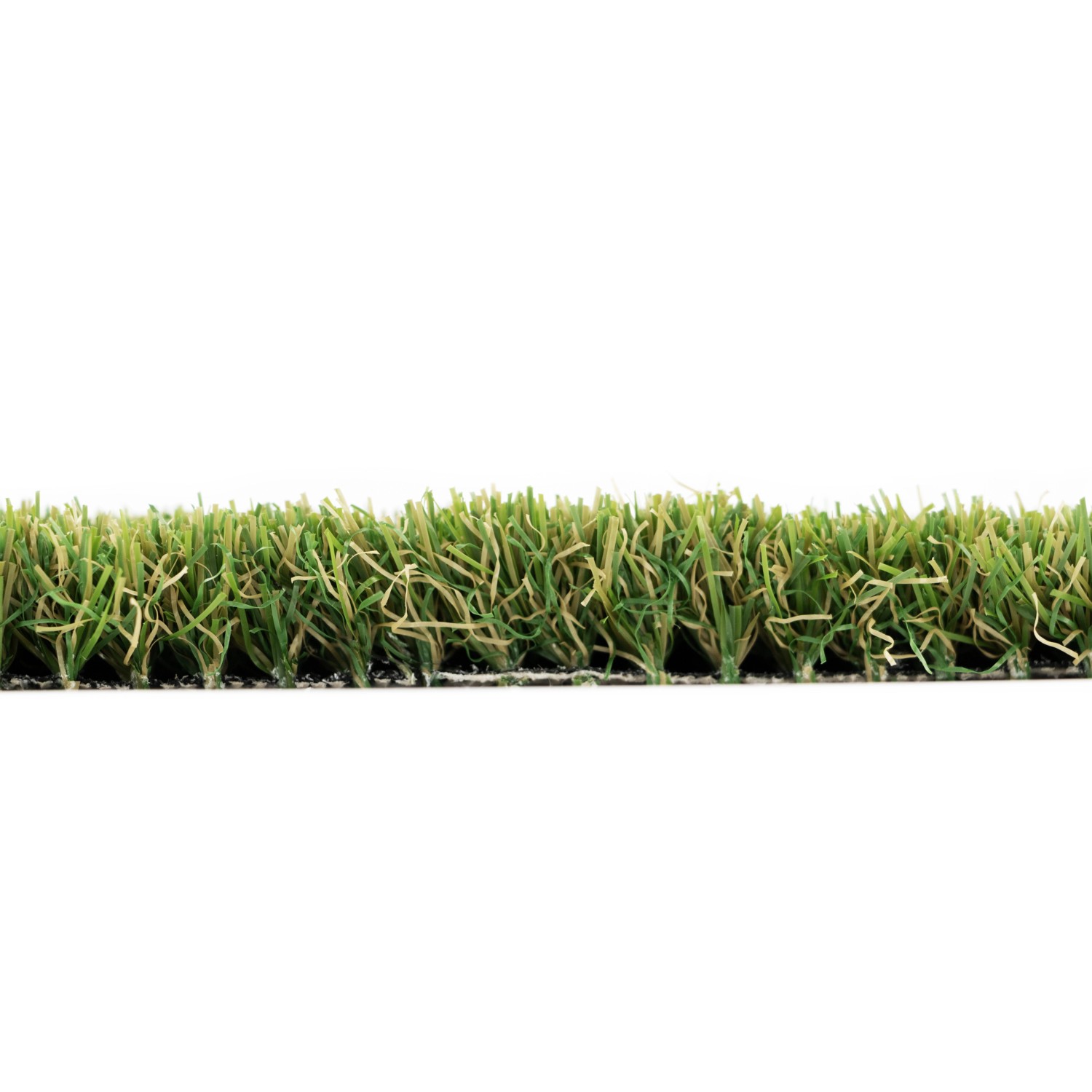 Nahaufnahme Kunstrasen Miami: Dichter, grüner Rasenteppich für Balkon, Terrasse & Garten.