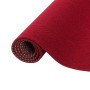 Gerollter, roter Snapstyle Kunstrasen Rasenteppich Kingston 200x100cm mit Noppen.