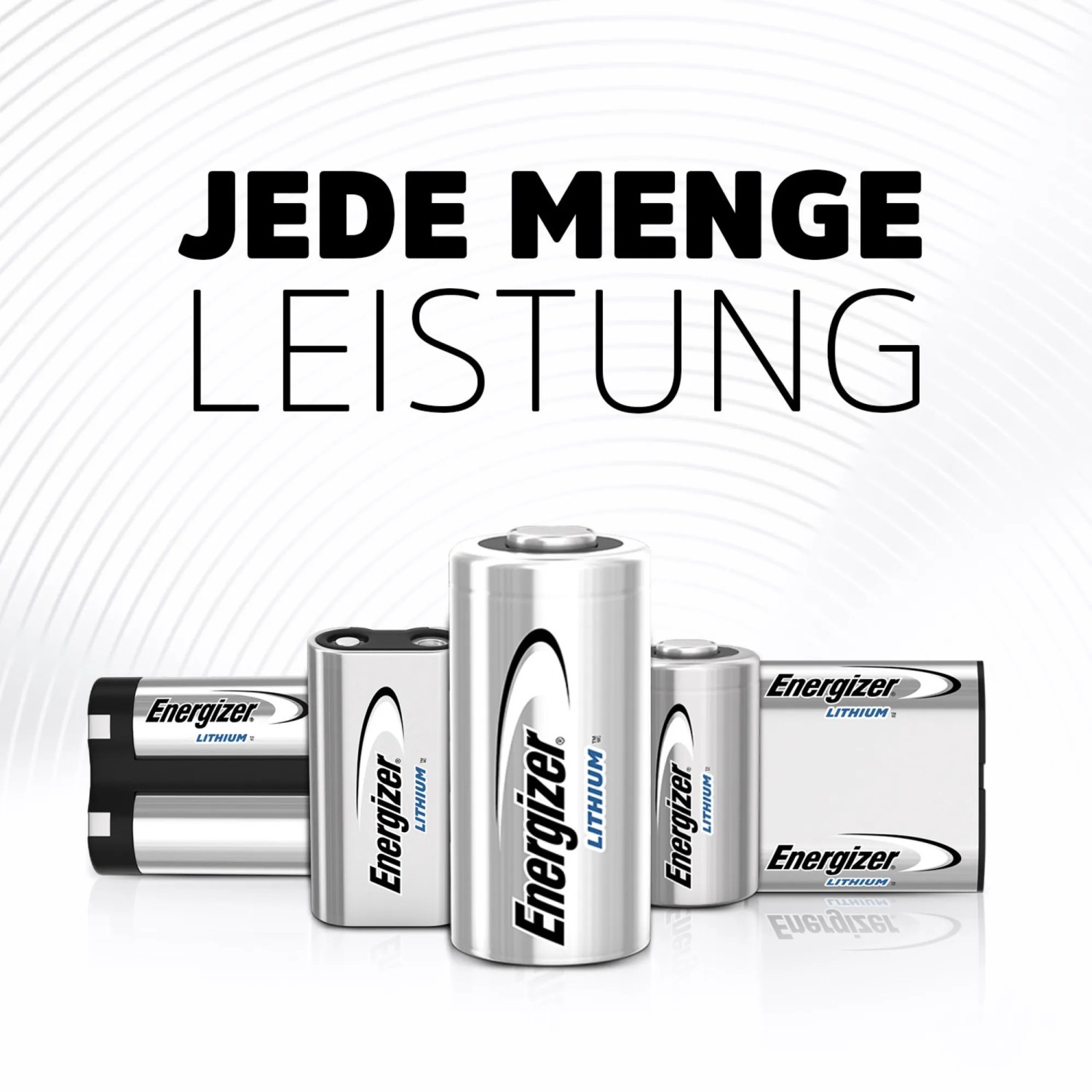 Energizer Lithium Fotobatterie 123, 2 Stück. Verschiedene Batterie Bauformen im Set.