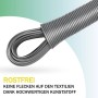 Anthrazitfarbene Bestlivings Wäscheleine, 20m, aus robustem, rostfreiem Material.