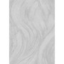 Helle, graue Vliestapete mit modernem Wellendesign von Erismann, Kollektion Opus Piano.
