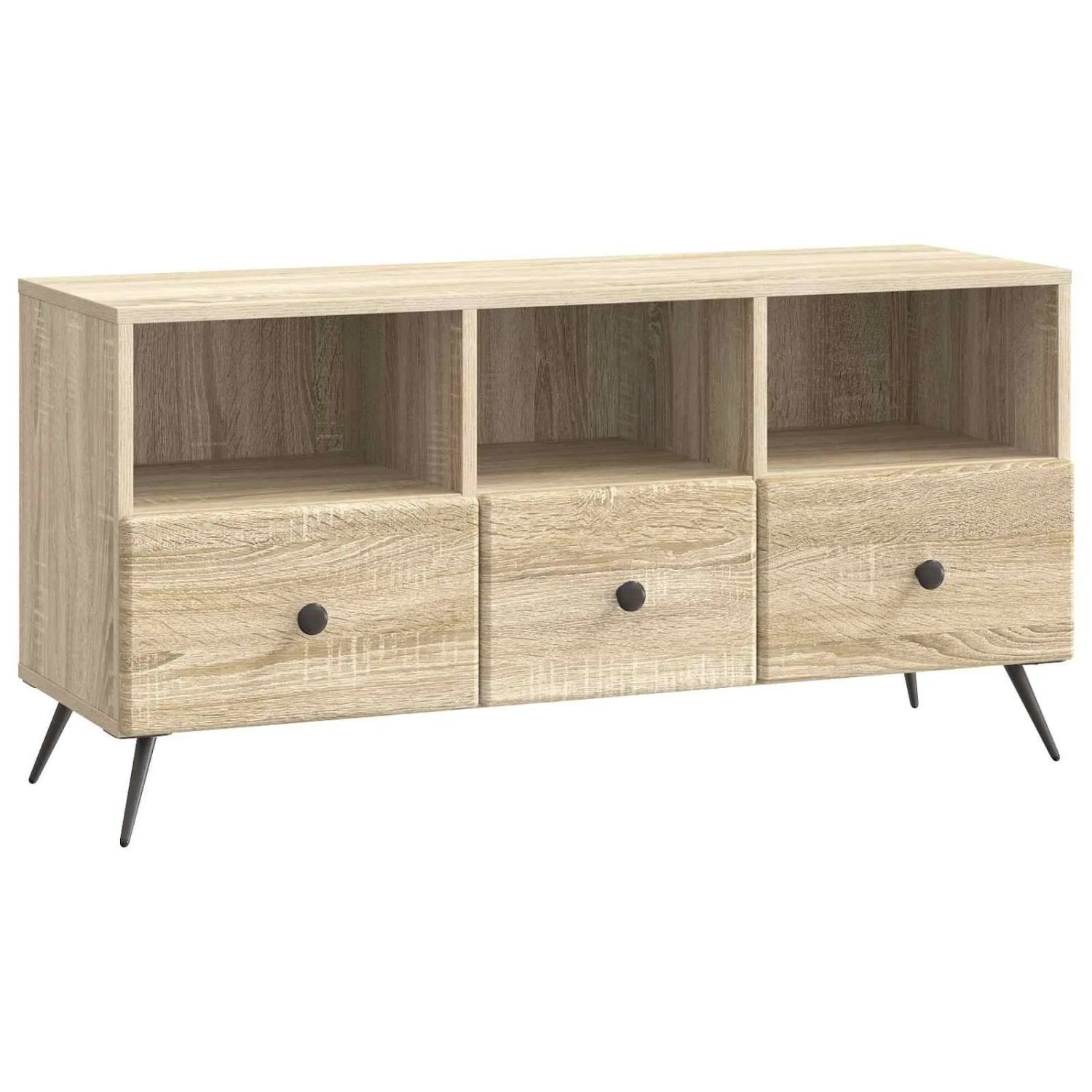 vidaXL TV-Schränk Sonoma-Eiche 102 x 34,5 x 50 cm Holzwerkstoff 895597