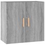 Grauer Wandschrank Sonoma 60x30x60 cm aus Holzwerkstoff für Büro oder Wohnraum.