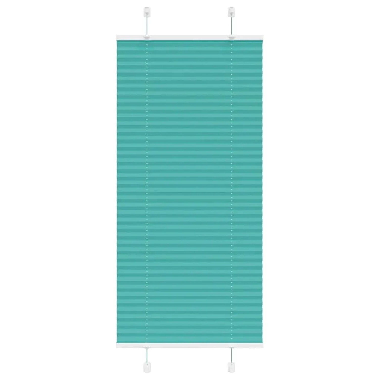 vidaXL Plissee Petrolgrün 60x100 cm Stoffbreite 59,4 cm Polyester 4015373 günstig online kaufen