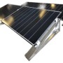 Absaar Solar Boden- und Flachdachhalterung Premium mit montierten Solarpaneelen.