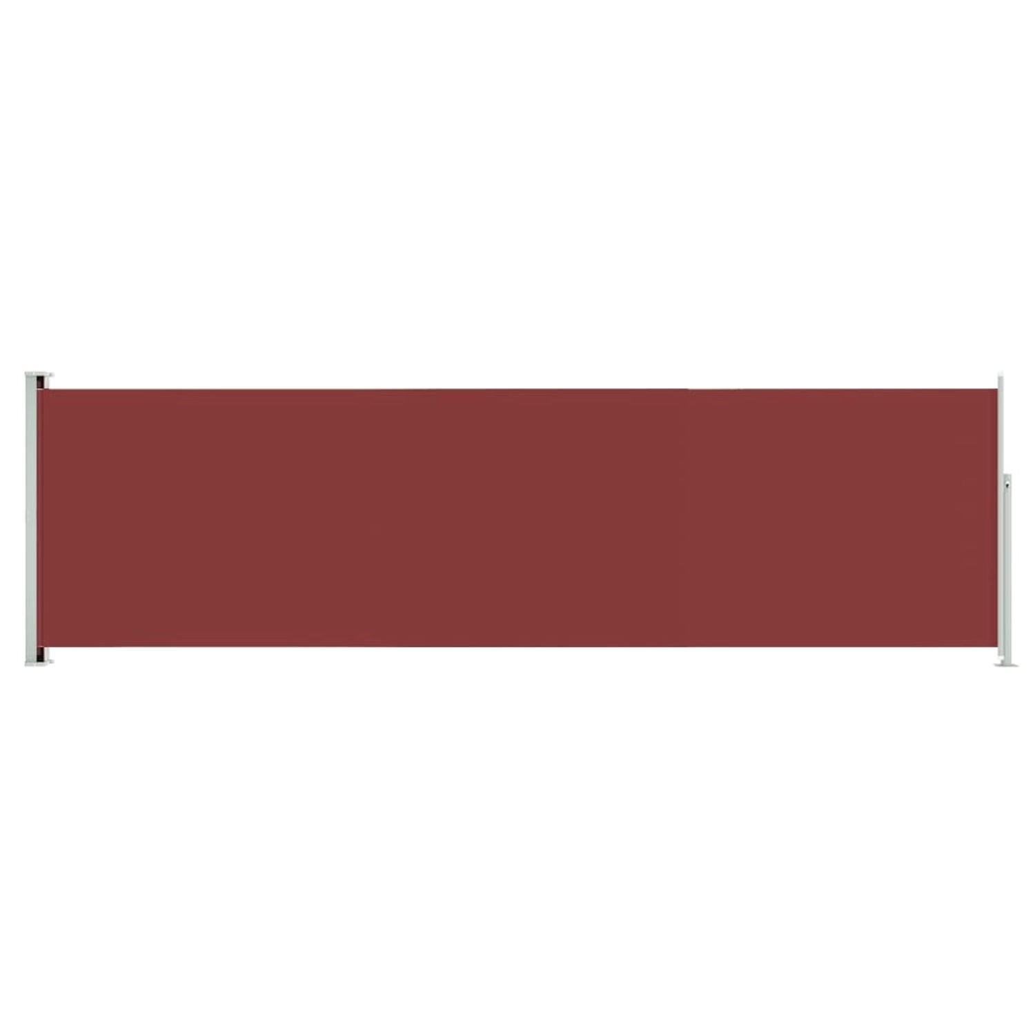furnicato Seitenmarkise Ausziehbar 180x600 cm Rot günstig online kaufen