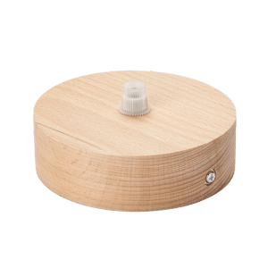 Orion Lightstyle Baldachin aus Holz, natur, 100mm, für Lampen und Leuchten.