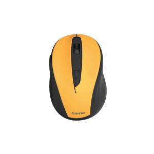 Hama Optische 6-Tasten-Funkmaus MW-400 V2 Ergonomisch USB-Empfänger Gelb-Schwarz