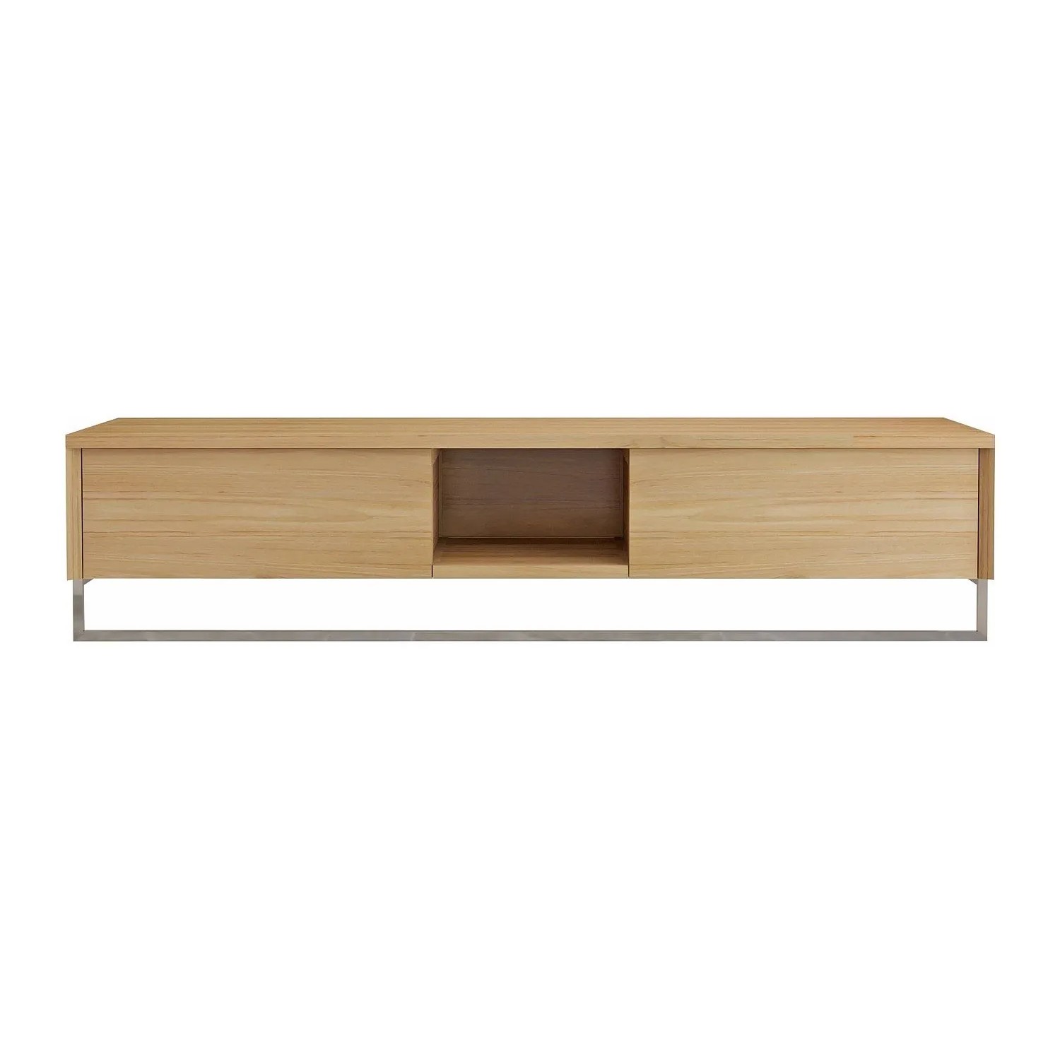Vente-unique Waschbeckenunterschrank Kupang Naturfarben Hell 140 cm