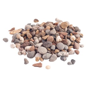 Buntkies Rhein, 8-16 mm, 500 kg. Dekorative Zierkiesel in verschiedenen Farben und Größen.