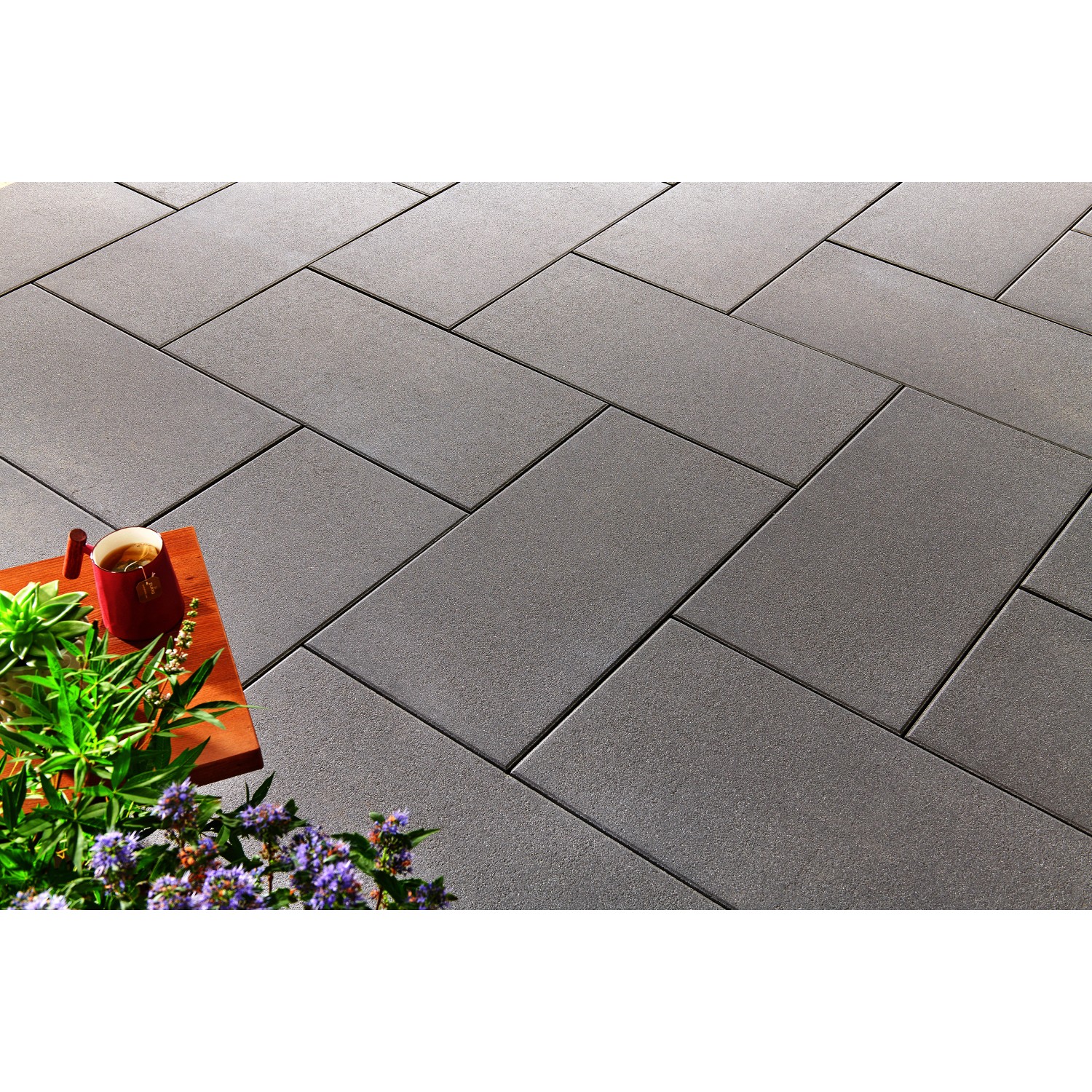 Kann Terrassenplatte Casavera Maxx Dunkelgrau Kugelgestrahlt 80 x 40 x 3,8 günstig online kaufen