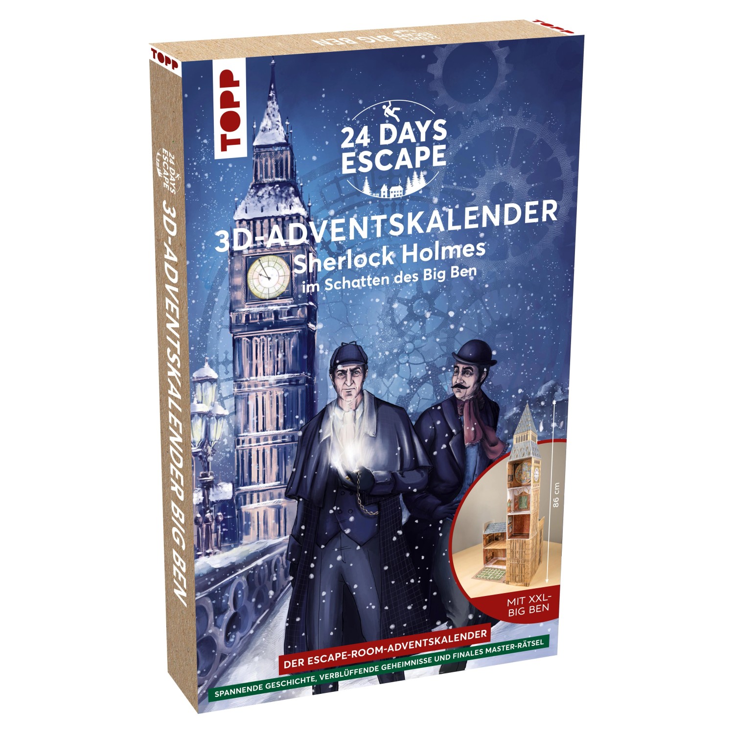 Image of 24 DAYS ESCAPE 3D-Adventskalender - Sherlock Holmes und das Geheimnis von Big Ben