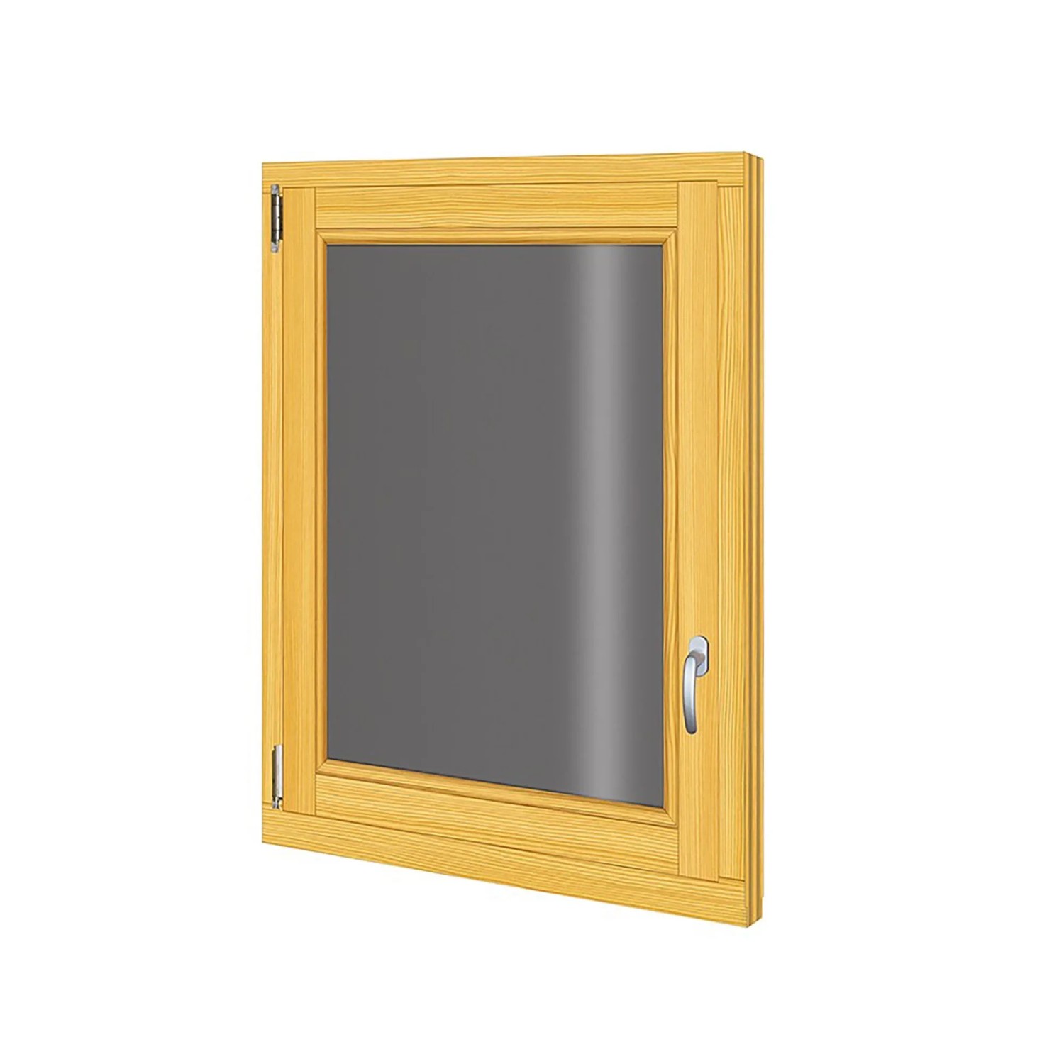 Roro Holzfenster Fichte 78 cm x 98 cm DIN L günstig online kaufen