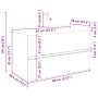 vidaXL Waschbeckenunterschrank mit Einbaubecken und Wasserhahn 3328933_10