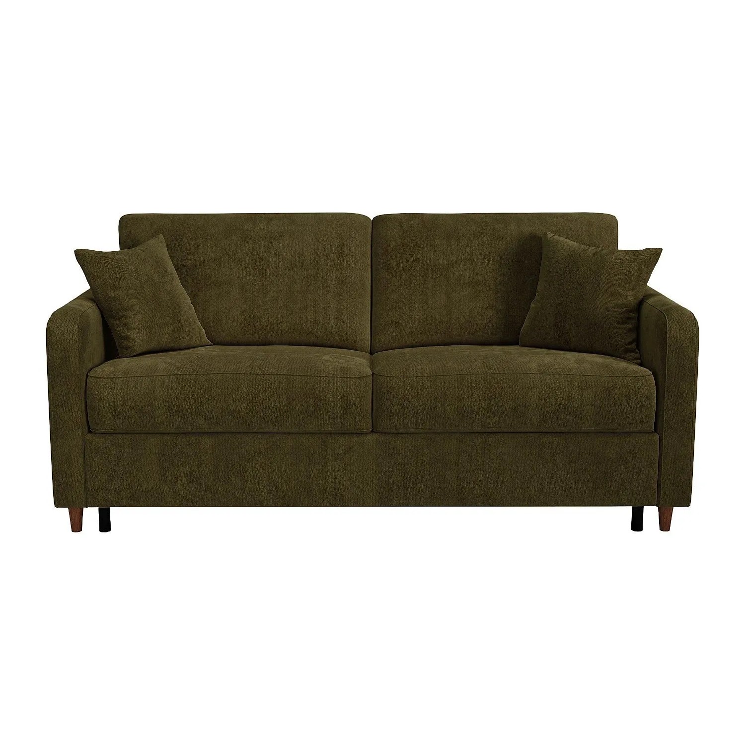 Vente-unique Schlafsofa Masitia Khaki 180 cm