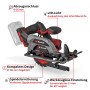 Einhell Akku-Handkreissäge TP-CS 18/136-C Li BL Solo, mit 136mm Sägeblatt, werkzeuglose Einstellung.