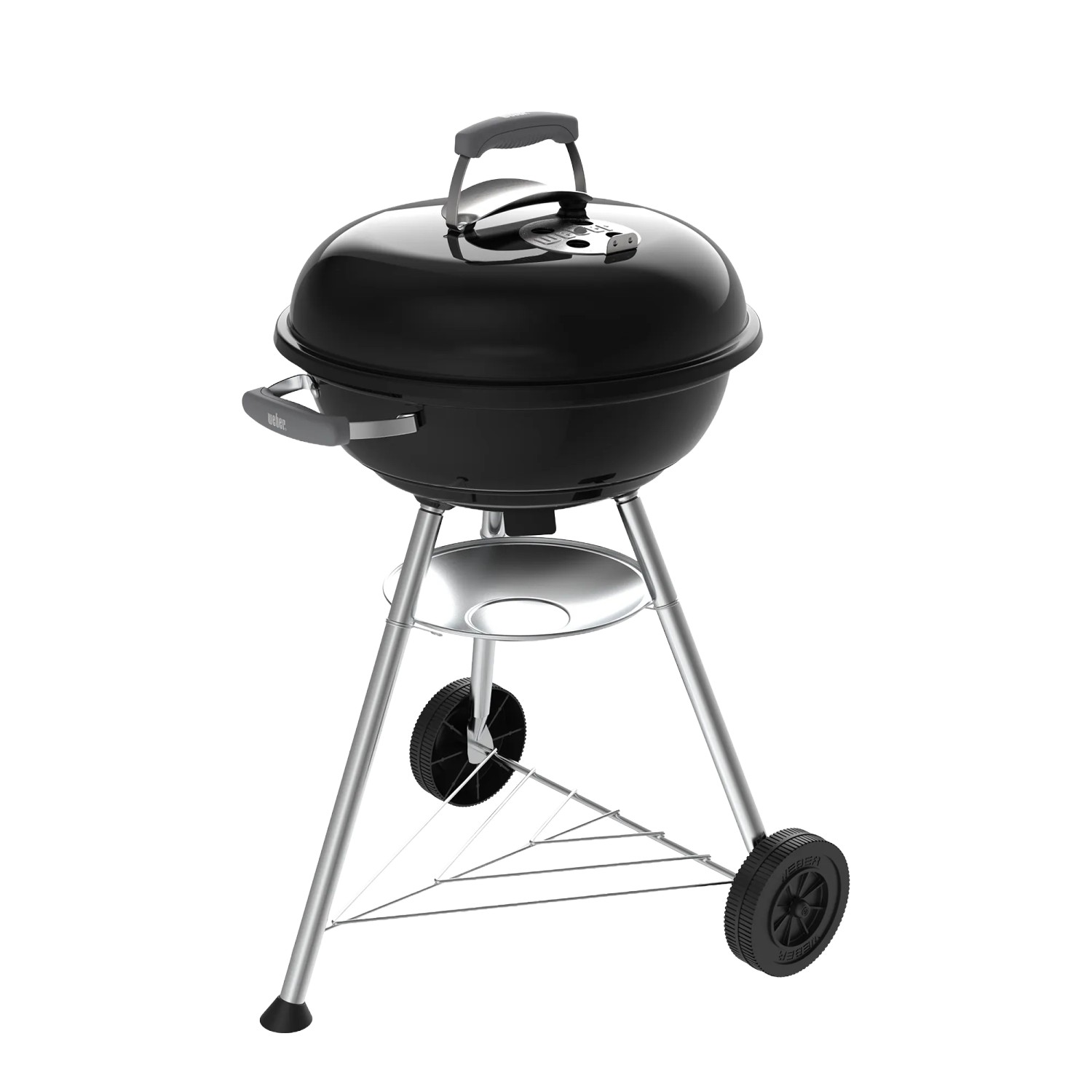 Weber Holzkohlegrill Compact Kettle 47 cm Schwarz