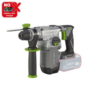 LUX Akku-Bohrhammer A-BH-20 B Solo (ohne Akku/Ladegerät) mit Zusatzhandgriff.
