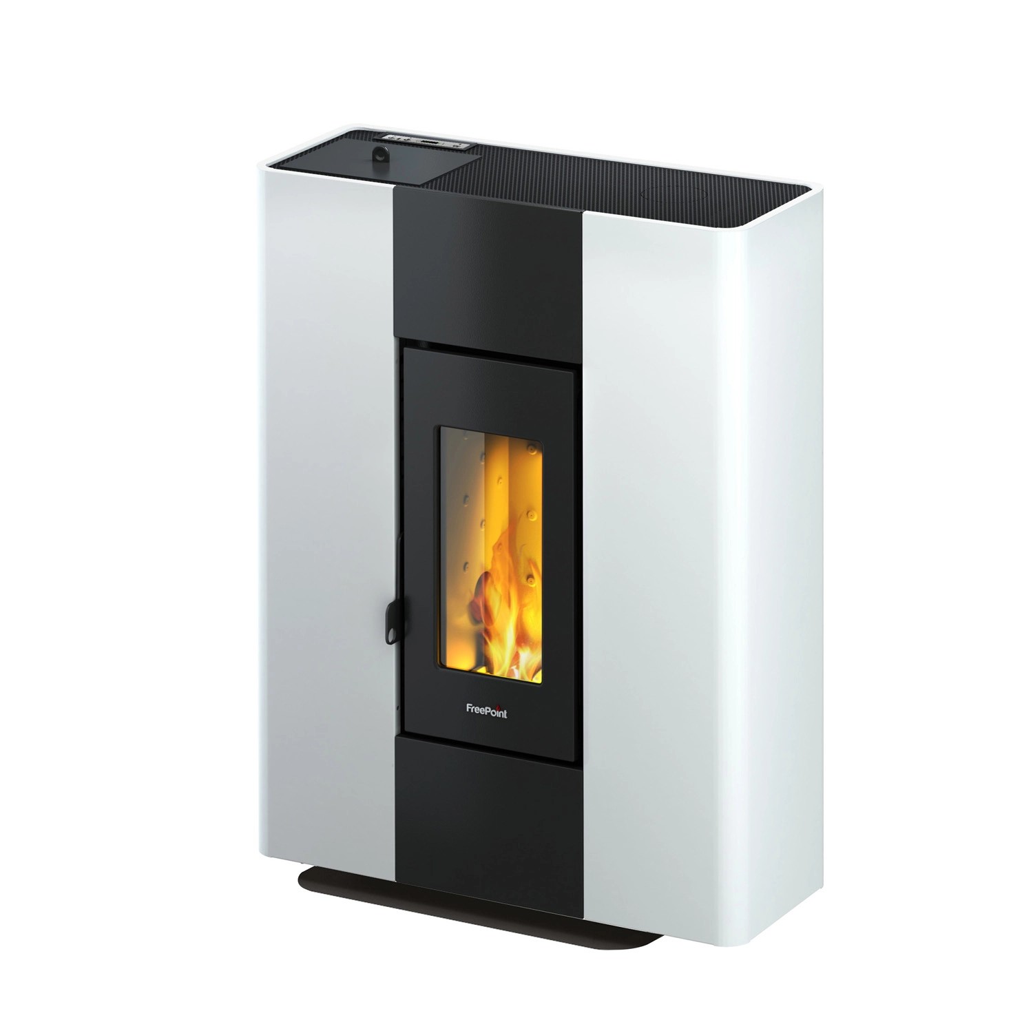 Freepoint Pelletofen Roxy Stand Stahl Weiß 2,7-7 kW EEK: A+ günstig online kaufen