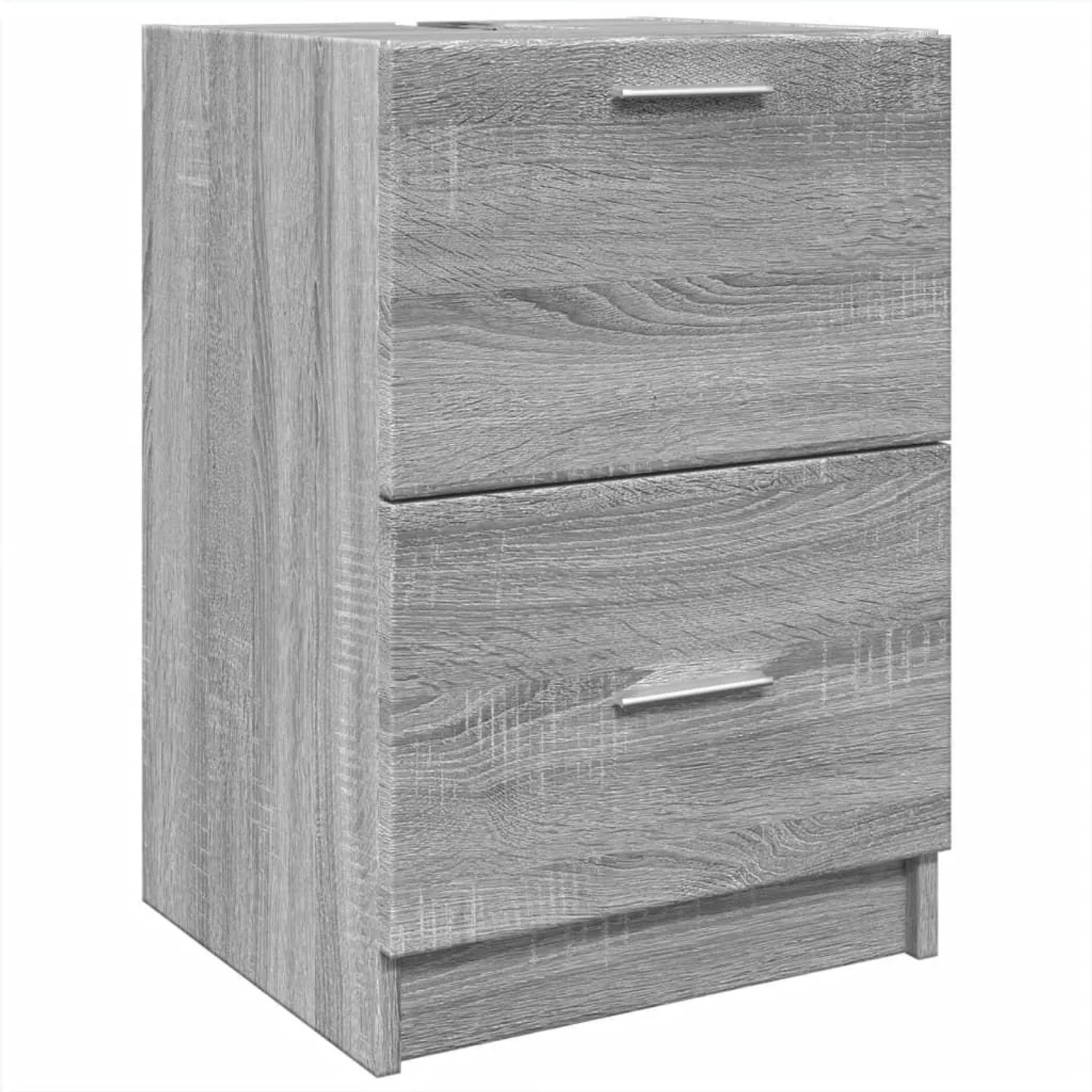 vidaXL Waschbeckenunterschrank Grau Sonoma 40x37x59 cm Holzwerkstoff 848106 günstig online kaufen