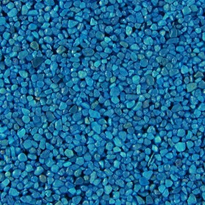 Terralith Buntsteinputz Mosaikputz, 2mm, Farbe Blau. Wandputz für Innen & Außen.