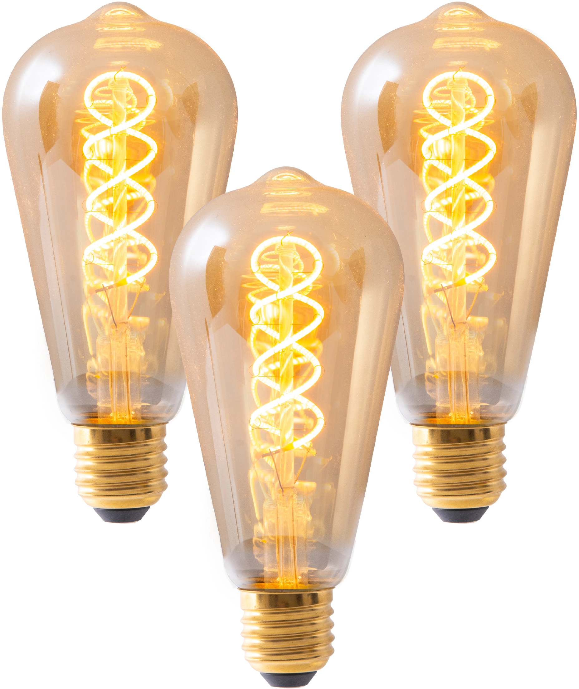 Näve LED-Leuchtmittel E27 4 Extrawarm (H kaufen 64 180 cm Ø) lm x Set W x 14,6 3er bei OBI