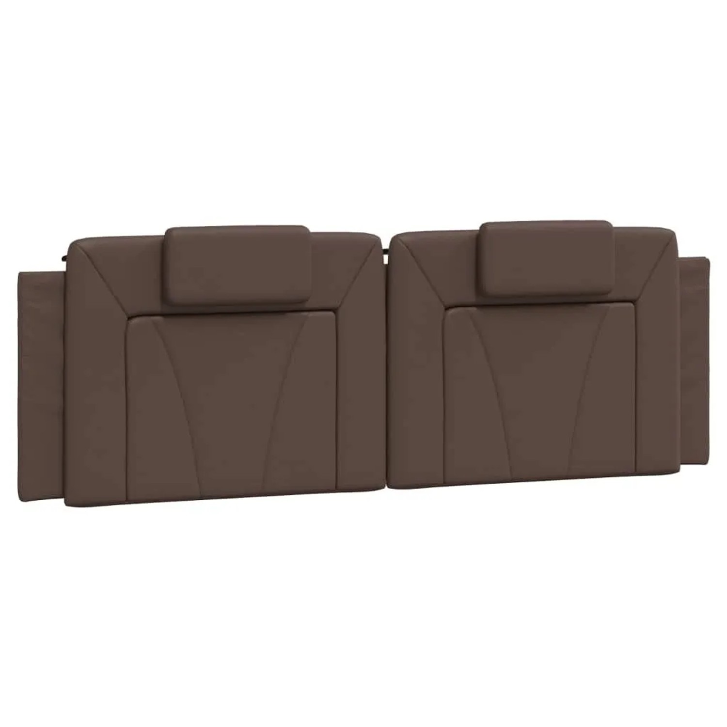 Thumbnail - vidaXL Kopfteil-Kissen Viana Braun 160 cm Kunstleder 374799