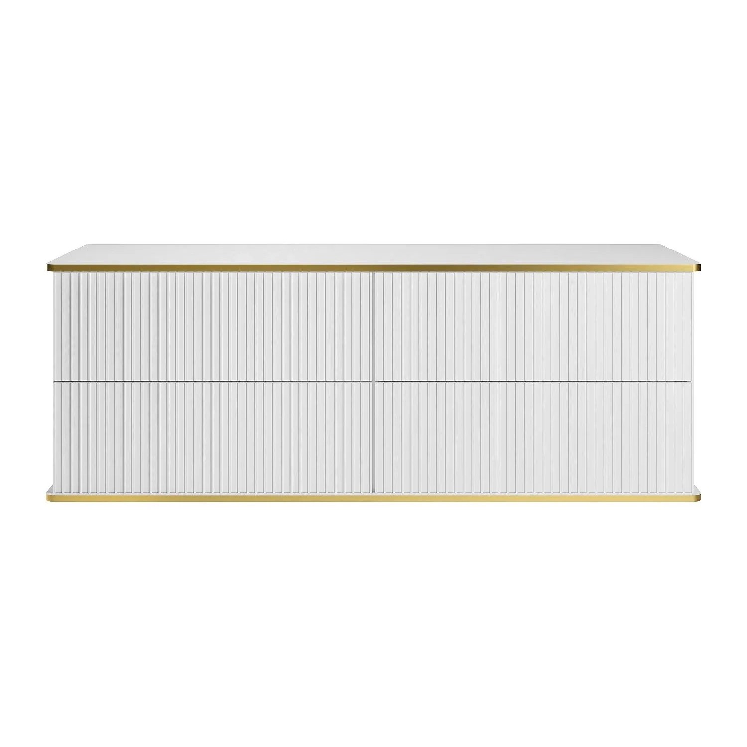 Vente-unique Waschbeckenunterschrank Keliza Weiß 150 cm