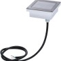 Paulmann LED-Bodeneinbaustrahler Brick, 10x10cm, für den Außenbereich. Quadratisch, mit Kabel.