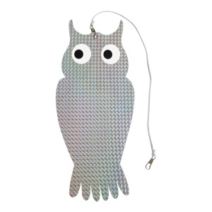 Windhager Vogelabwehr-Reflektor in Eulenform, reflektierend, zur Vogelabwehr.