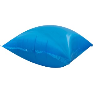 Blaues, aufblasbares Summer Fun Winter-Kissen / Pool-Kissen aus PVC.