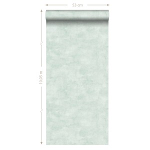 ESTAhome Vliestapete Betonoptik in Mintgrün, Rolle 53cm x 10m.